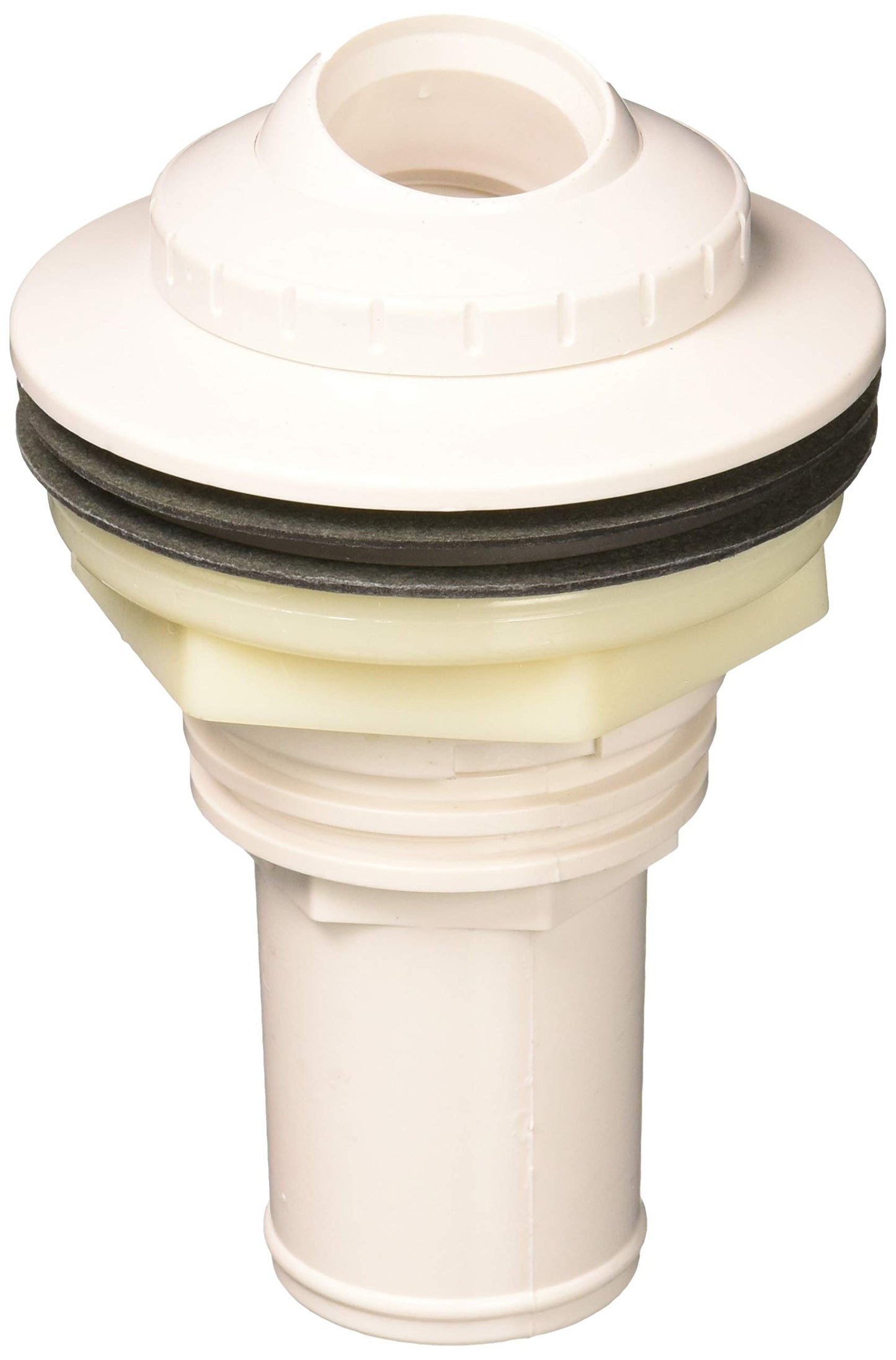 Waterway Plastics 806105100818 WW 1-1/2"b 3-1/2"fd 1" Orifice White Eyeball Fitting