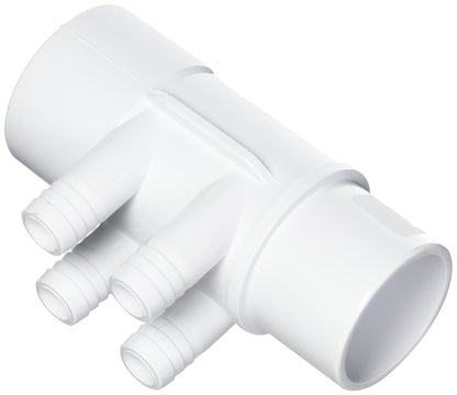 Waterway Plastics 806105121257 2" S X 2" Spg X (4) 3/4" Barbs Manifold