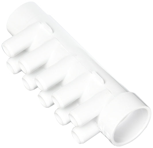 Waterway Plastics 806105120366 1.5" S X 1.5" Spg (10) 3/4" Barbs Manifold
