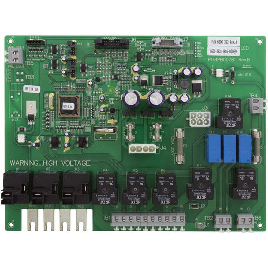 Sundance Spas 6600-392 PCB, 3-Pump, LCD, 60Hz, 2014 Green Rectangular Hot Tub