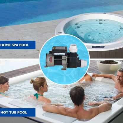 LINGXIAO Bath Pump & Hot Tub Bath Pump - LX Bath Pump 110V - 120V, 1.5" Port (WCH100)