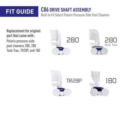 Polaris Genuine Parts Drive Shaft Assembly, 280/180, C86