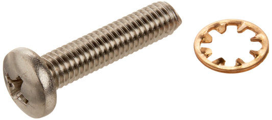 Zodiac 48-045 Stainless Steel Pan Head Screw with Star Washer Replacement