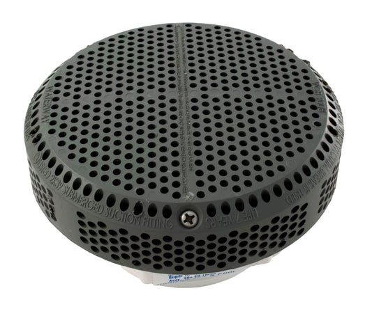 Waterway 640-3587 V 640-3587V 180 GPM Super Straight Hi-Flo Suction Assembly, 2 1/2", Gray