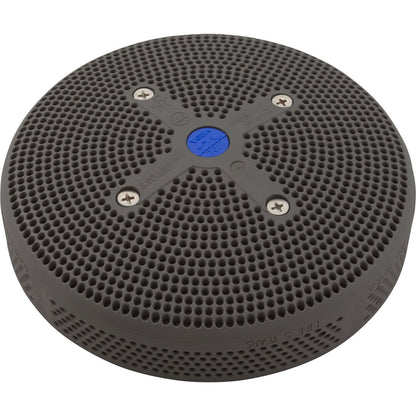 6" Suction Outlet Cover, W/Stainless Screws(4)Hydroair Rplcmt, Dkgray 6HPHA105