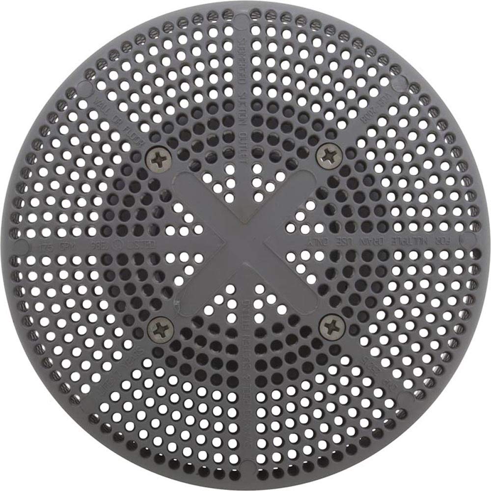 CMP Custom Molded Gunite Spa Suction 6in. 2in. Slip 190 GPM - Gray ANSI Ok 25215-001-000