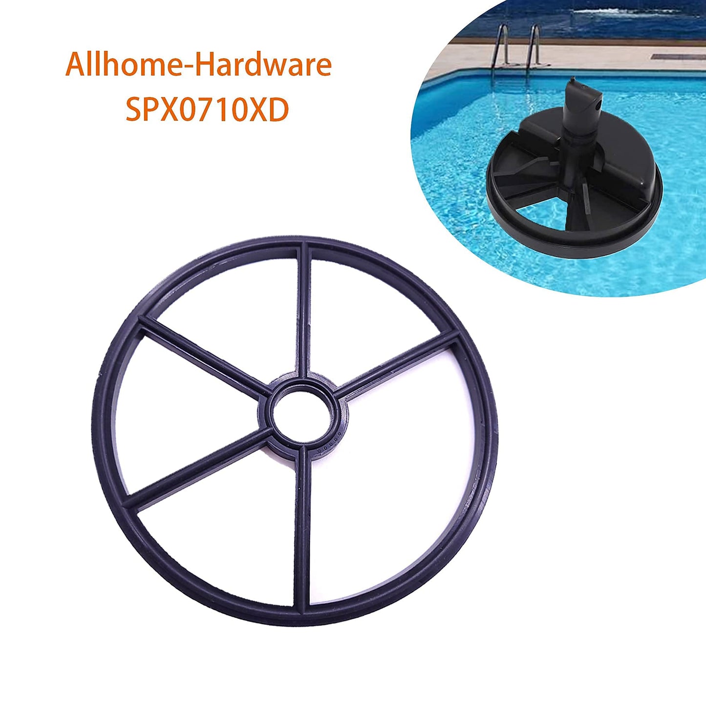 SPX0710XD O-176A Valve Gasket for Hayward S200 Series SP0712 Pro Multi-Port Side-Mount Sand Filter (1PCS)