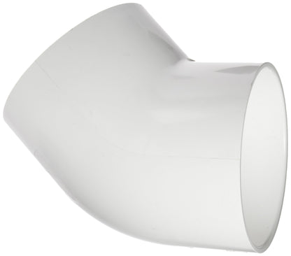 Spears Manufacturing 417-020 Series 417 PVC Pipe Fitting, 45 Degree Elbow, Schedule 40, 2" Socket