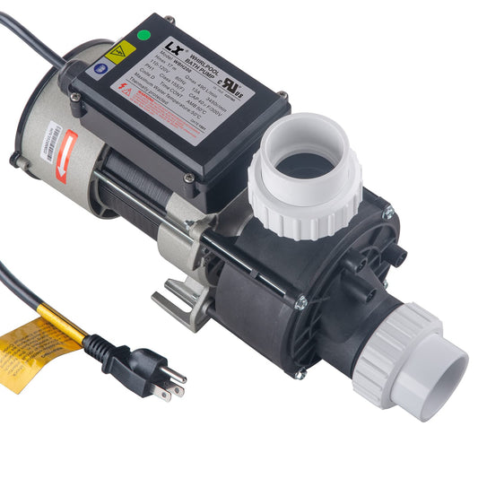 LINGXIAO 2HP Hot Tub Bath Pump - LX Pump Motor 110V - 120V, 1.5" Port (WBH200)