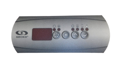 Gecko Overlay, Gecko in.k200, 4 Button, P1, Lt 9916-101203