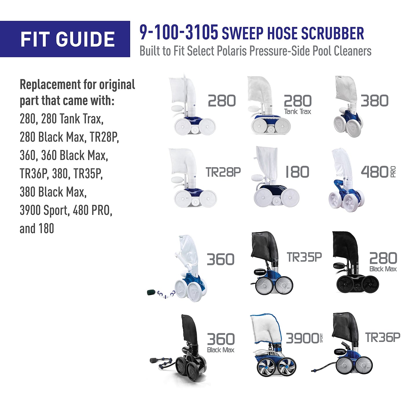 Polaris Sweep Hose Scrubber