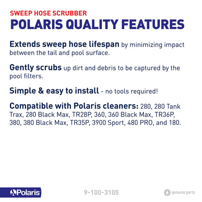 Polaris Sweep Hose Scrubber