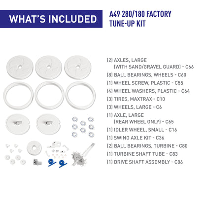 Polaris Genuine Parts 280/180 Factory Tune Up Kit, A49