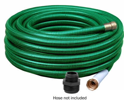 Little Giant GH-1, 1-Inch MNPT x 3/4-inch Male GHT Garden Hose Reducer/Adapter for Utility, Pond or Hydroponic Pumps with 1-inch FNPT discharge, Black, 599030