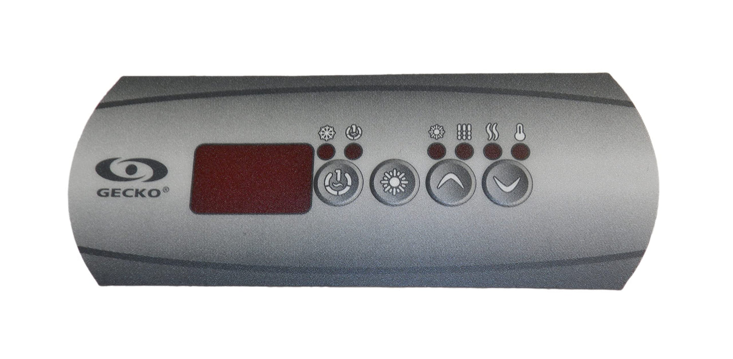 Gecko Overlay, Gecko in.k200, 4 Button, P1, Lt 9916-101203