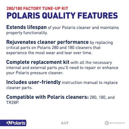 Polaris Genuine Parts 280/180 Factory Tune Up Kit, A49