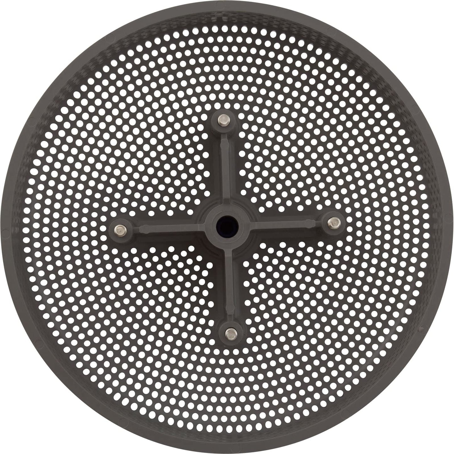 6" Suction Outlet Cover, W/Stainless Screws(4)Hydroair Rplcmt, Dkgray 6HPHA105