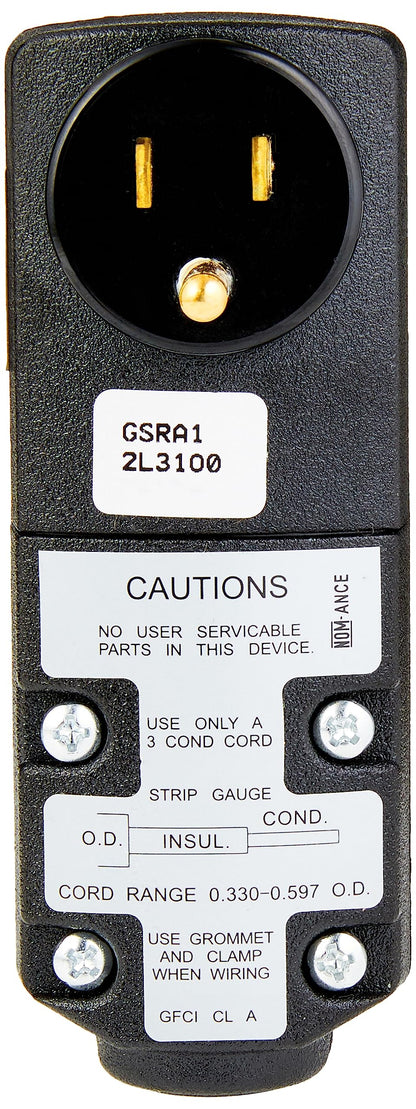 Leviton GSRA1 Port SELFTST GFI RT ANG AUTO 15A