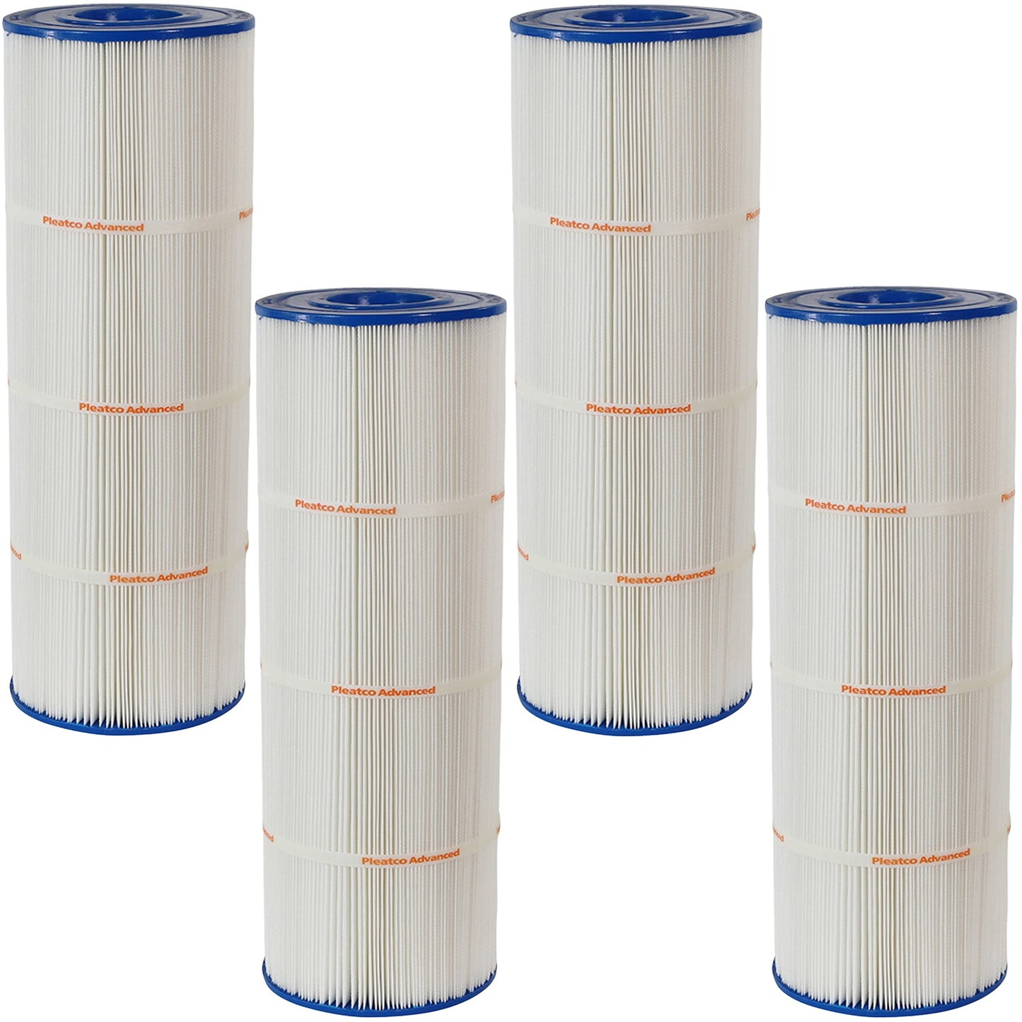 Pleatco PCC80-PAK4-EC Pool Filter Cartridge Replacement for Unicel: C-7470-4, Filbur: FC-6465, OEM Part Numbers: 817-0081, 178580, R173573, White
