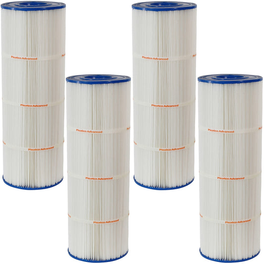 Pleatco PCC80-PAK4-EC Pool Filter Cartridge Replacement for Unicel: C-7470-4, Filbur: FC-6465, OEM Part Numbers: 817-0081, 178580, R173573, White