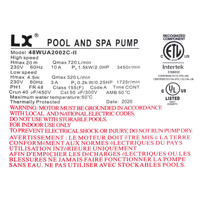 LINGXIAO Pump 48WUA2002C-II