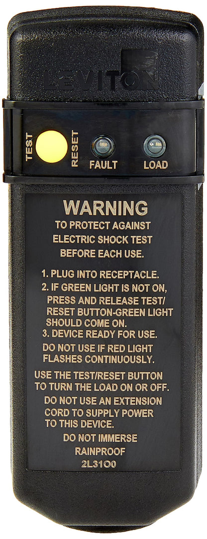 Leviton GSRA1 Port SELFTST GFI RT ANG AUTO 15A