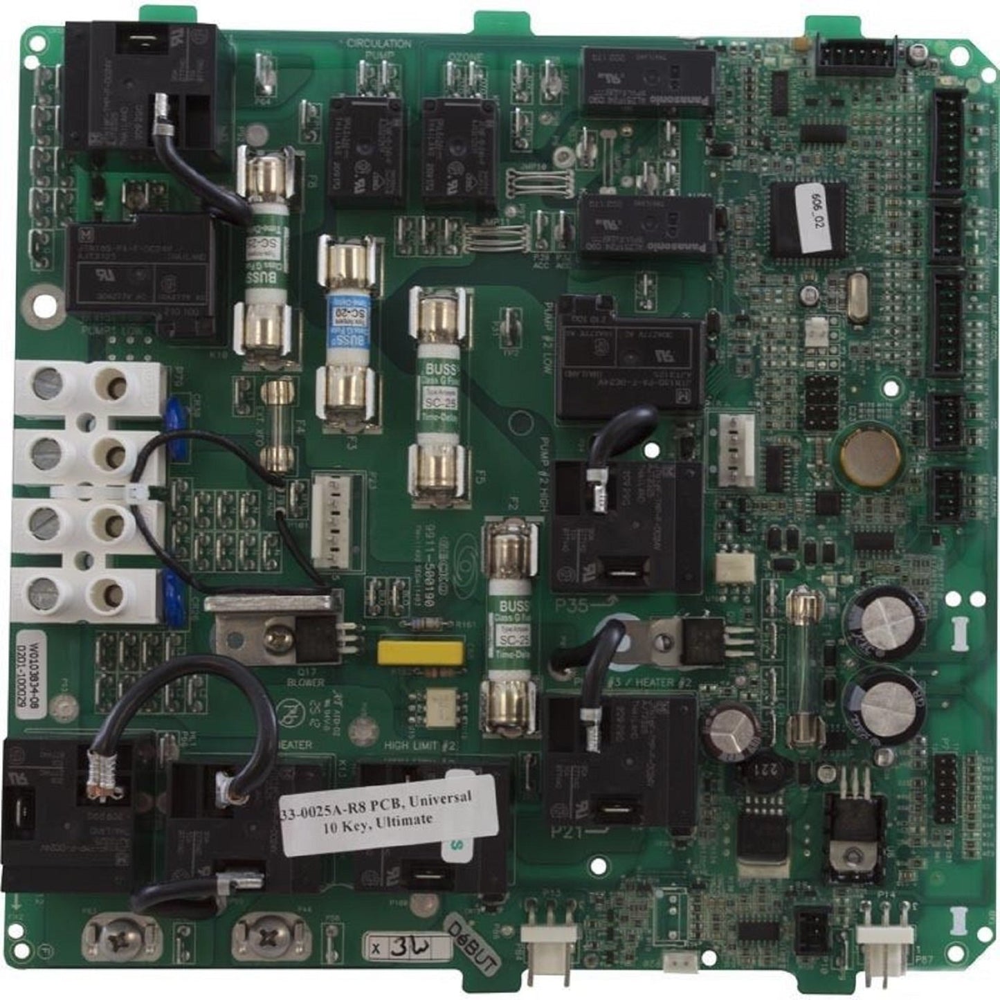 Hydro-Quip 33-0025A-K 230V Circuit Board PCB Ultimate Plus