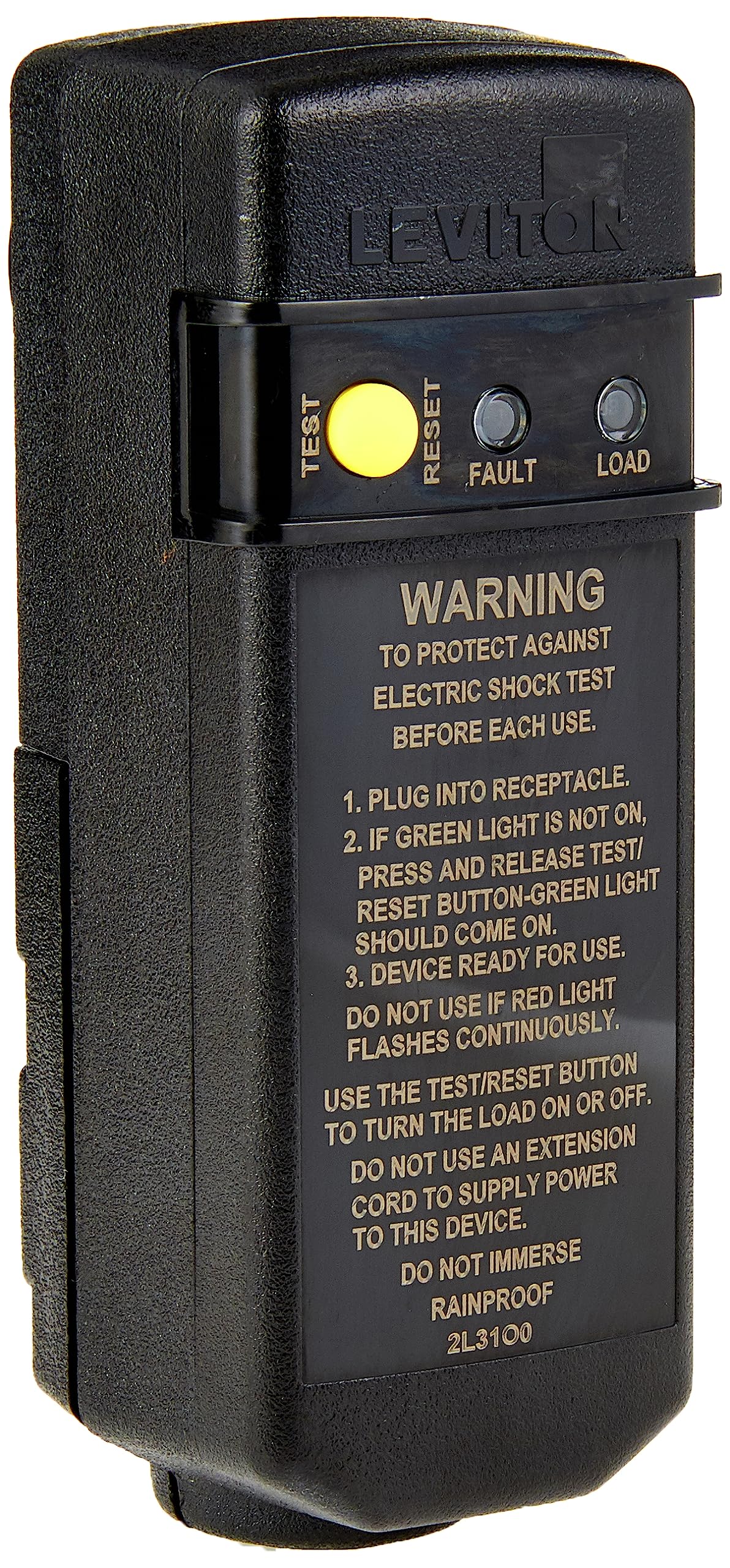 Leviton GSRA1 Port SELFTST GFI RT ANG AUTO 15A