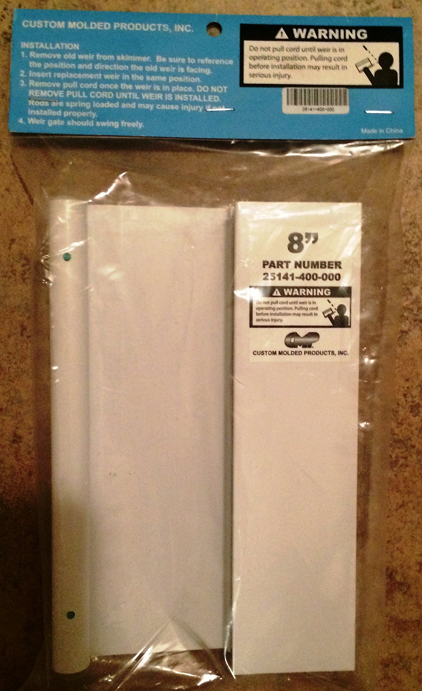 Custom Molded Products 25141-400-000 Skimmer Weir Door